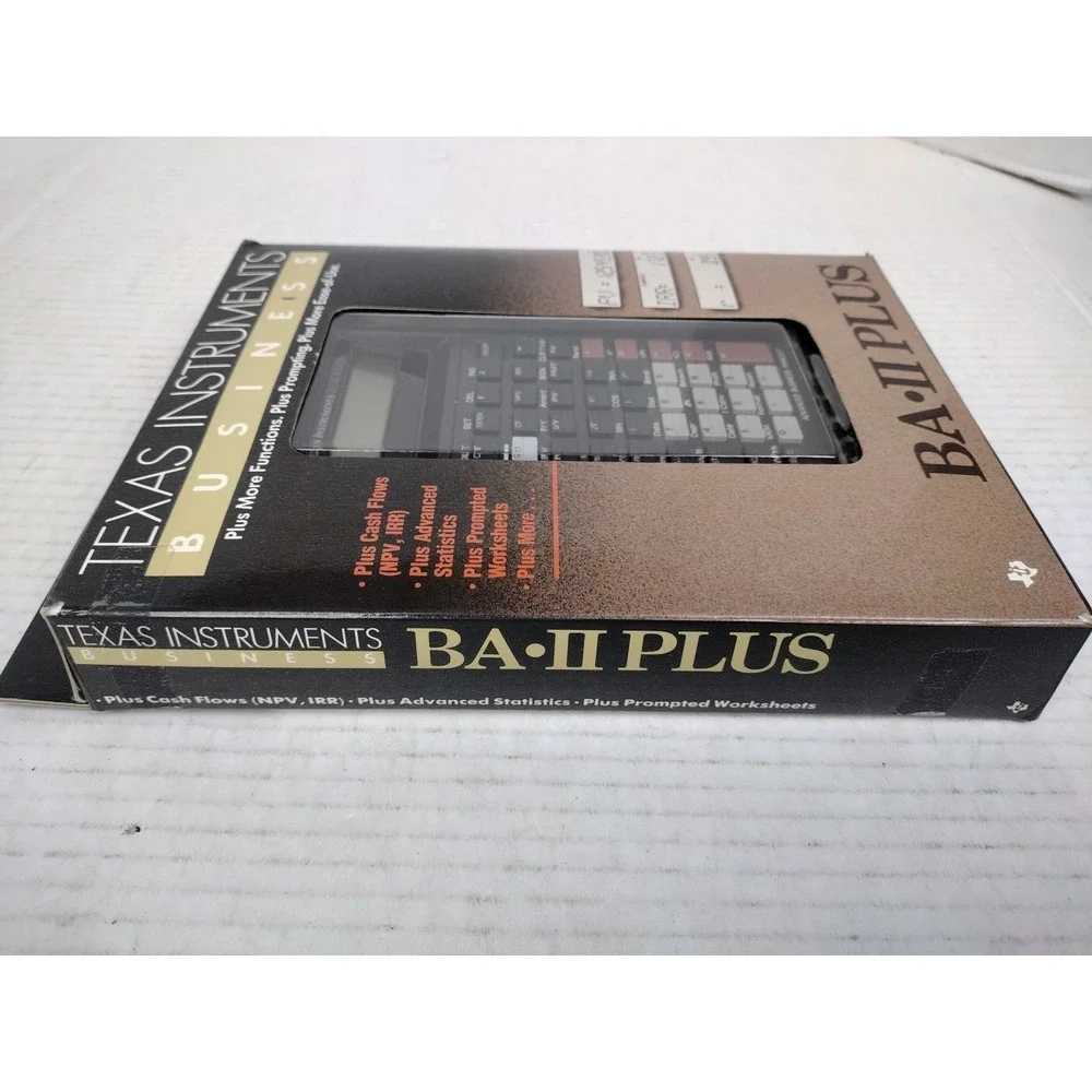 Texas Instruments BAII Plus Professional Advanced Business Analyst Calculator - Picture 6 of 10